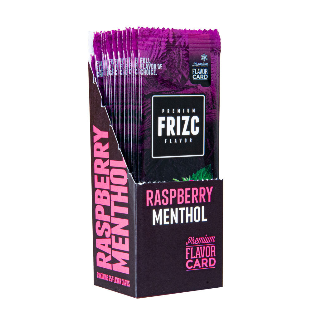 Display Frizc Flavor Card Menthol & Raspberry 25 Pcs