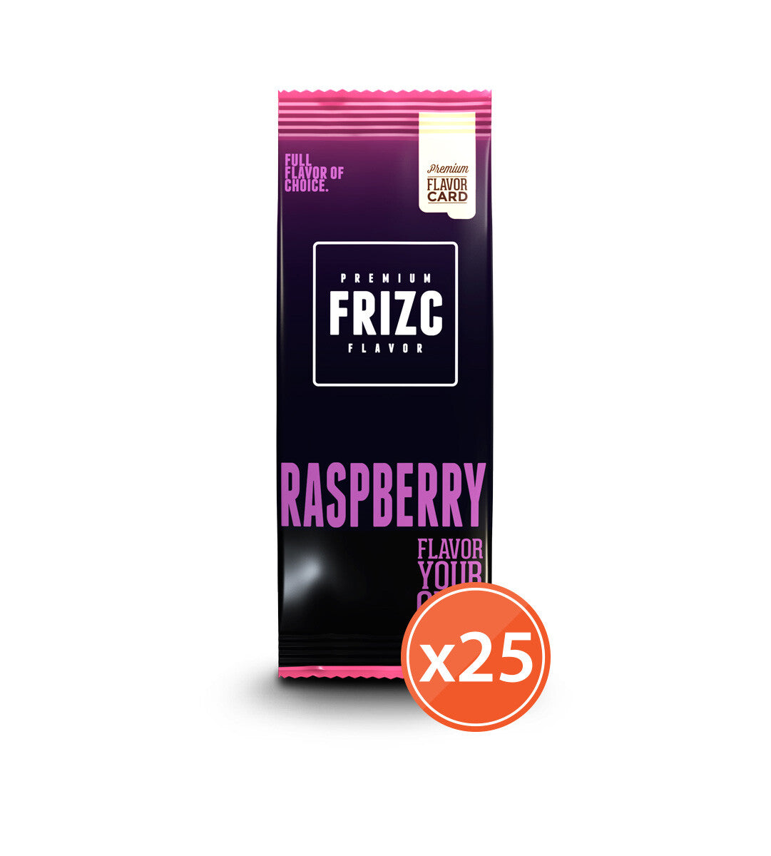 Display Frizc Flavor Card Raspberry 25 Pcs