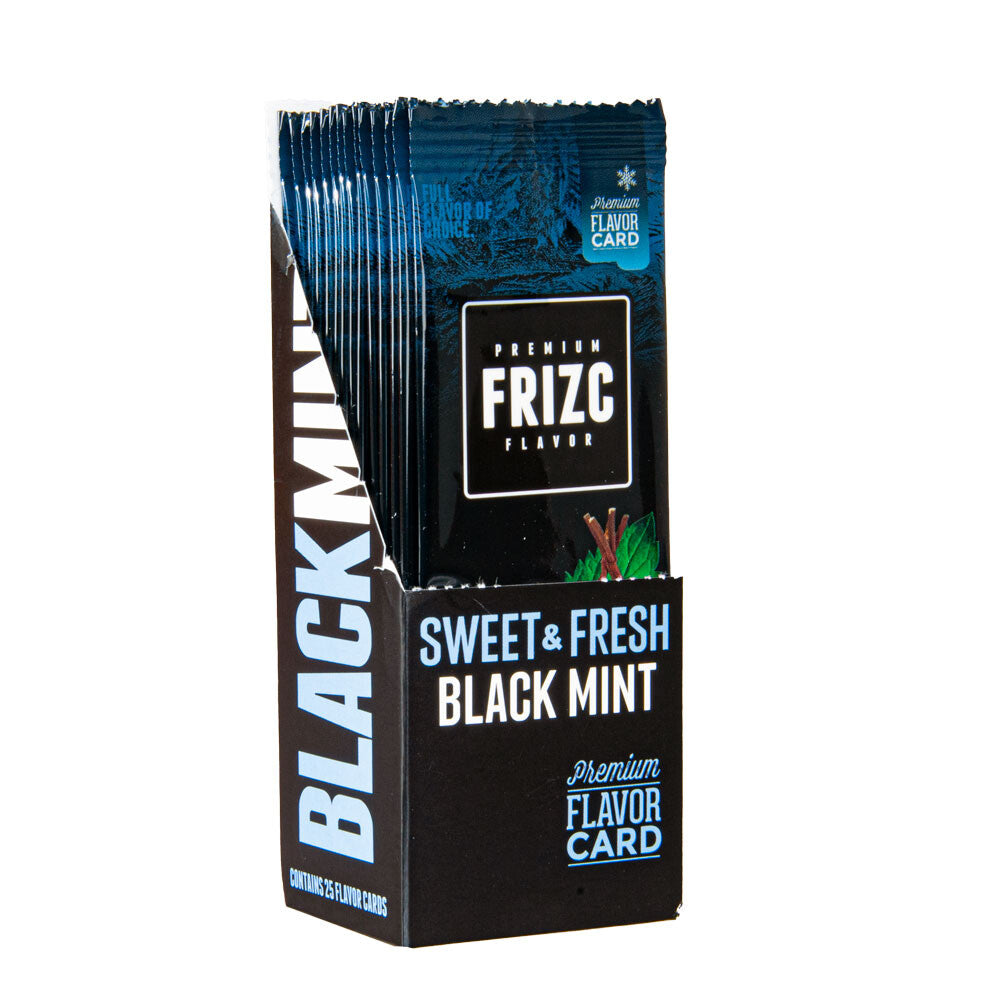 Display Frizc Flavor Card Black Mint 25 Pcs