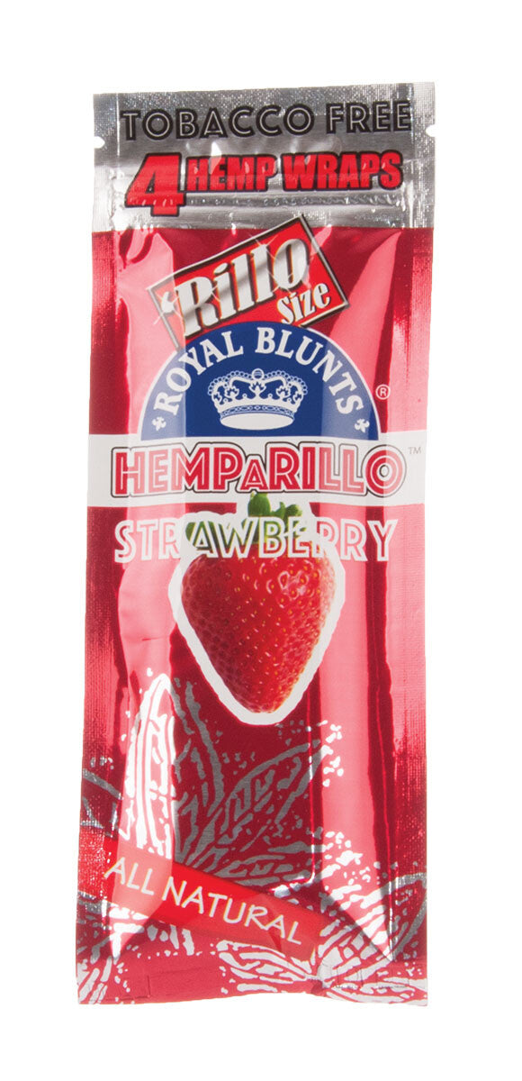 Hemparillo Hemp Blunts Strawberry 4 Pcs