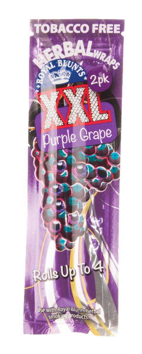 Hemparillo Xxl Herbal Wraps Purple Grape 2 Pcs