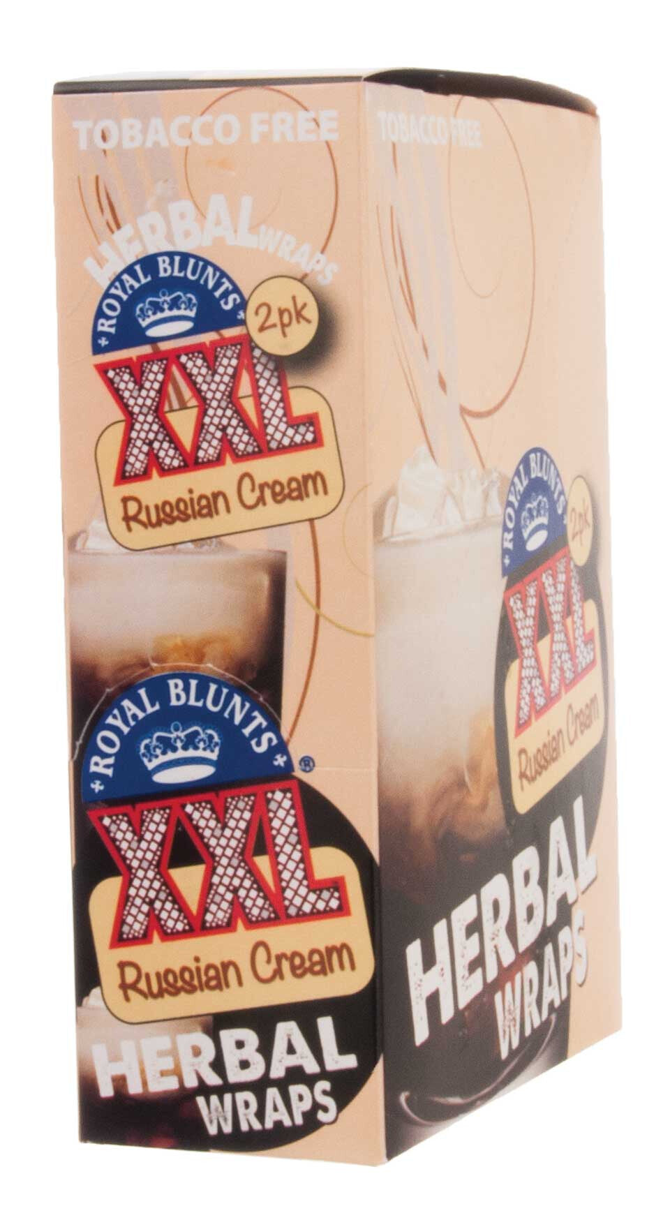 Display Hemparillo Xxl Herbal Wraps Russian Cream 25X2 Pcs