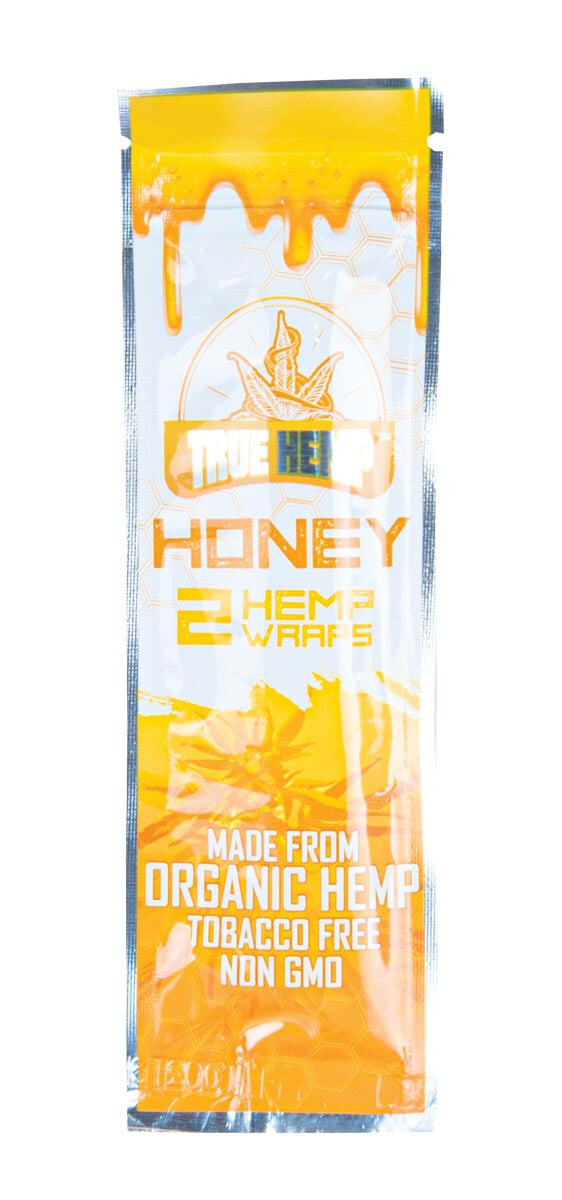 True Hemp Blunt Wraps Honey 2 Pcs